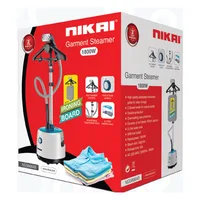 Nikai Garment Steamer 1800W with Ironing Board, 2L Water Tank & Adjustable Telescopic Poles NGS666AB