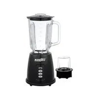 Kodtec Blender Glass Jug 2 In 1 1.5L, 50g Mill Jar, Stainless Steel Blade, 2-Speed Control 400W KT-3028BL-B