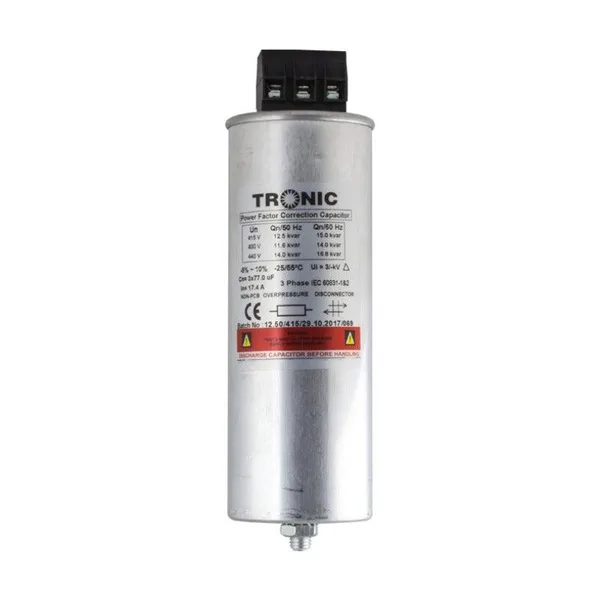 Tronic Capacitor Cylindrical 12.5KVAR