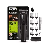 Wahl Full Body Cordless Trimmer All in One with Attachment Guide Combs 3028664