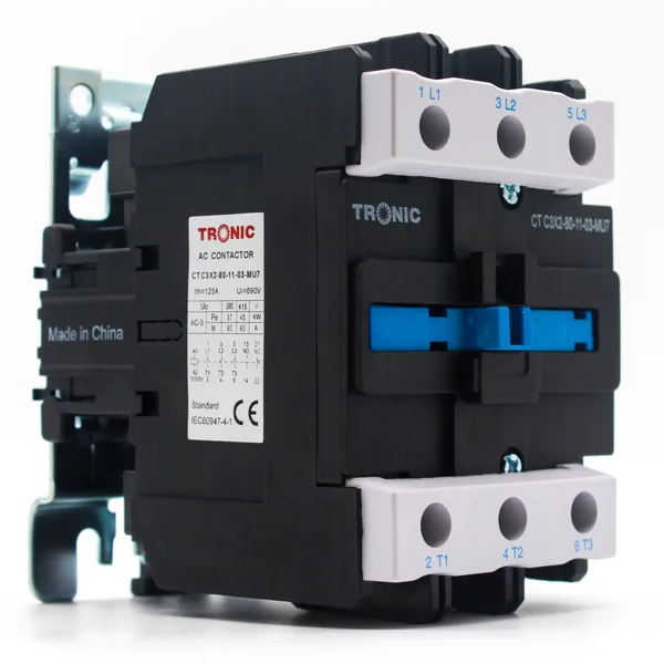 Tronic Contactor 80A 3 Pole 1NO 1NC 220V to 240VAC