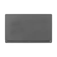 Tronic Grey Twin Blanking Plate - Screwless Finish, Polycarbonate