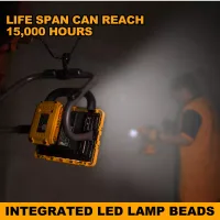 Ingco Cordless Portable LED Work Lamp 20W with High & Low Lumen Setting CWLI2025