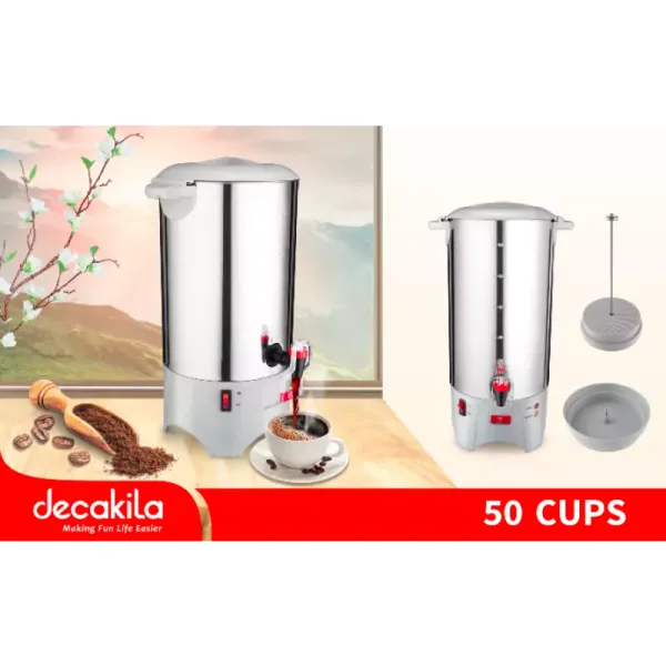 Decakila Coffee & Tea Urn 7.4L Electric 1000W KEKT024M