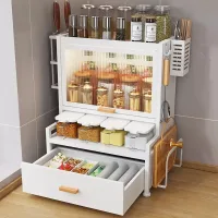 Nadstar Spice Rack Multi Layer Kitchen Tools Supplies Storage Seasoning Spice Rack Organizer M50118H