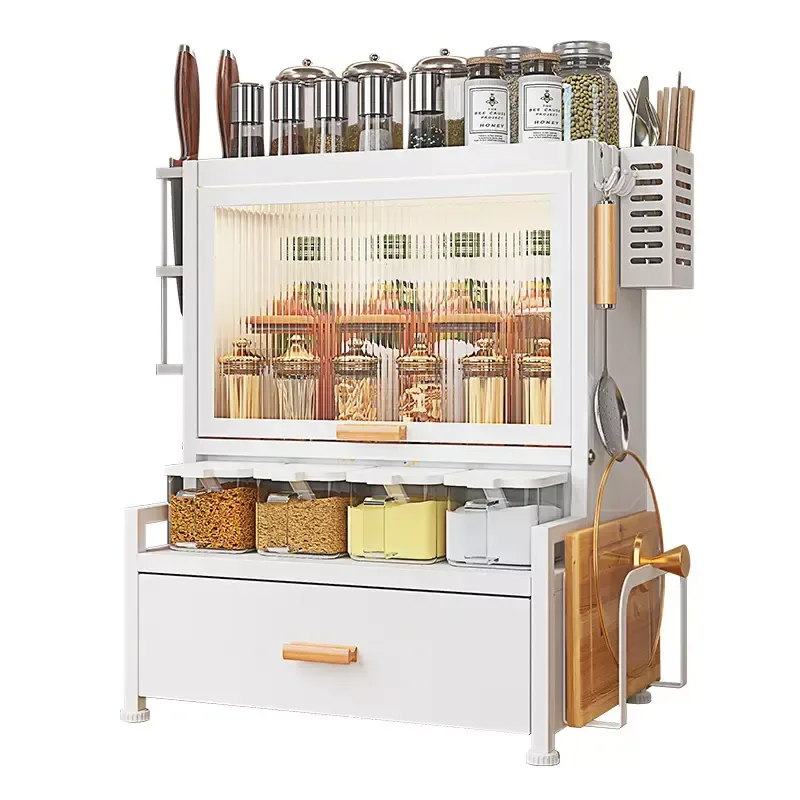 Nadstar Spice Rack Multi Layer Kitchen Tools Supplies Storage Seasoning Spice Rack Organizer M50118H