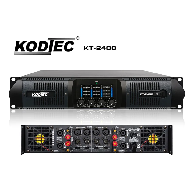 Kodtec Professional Music Power Amplifier Receiver 2400W KT-2400 1 Kodtec Professional Music Power Amplifier Receiver 2400W KT-2400
