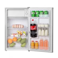 Hisense Refrigerator 90L Single Door, Reversible Door, Chiller Compartment, Tempered Glass Shelves, Low Noise, Titanium Silver H125RTS