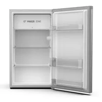 Hisense Refrigerator 90L Single Door, Reversible Door, Chiller Compartment, Tempered Glass Shelves, Low Noise, Titanium Silver H125RTS