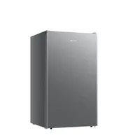 Hisense Refrigerator 90L Single Door, Reversible Door, Chiller Compartment, Tempered Glass Shelves, Low Noise, Titanium Silver H125RTS