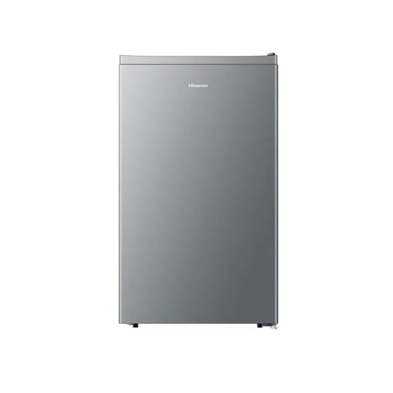 Hisense Refrigerator 90L Single Door, Reversible Door, Chiller Compartment, Tempered Glass Shelves, Low Noise, Titanium Silver H125RTS