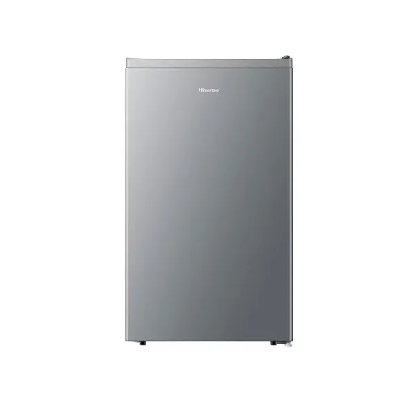 Hisense Refrigerator 90L Single Door, Reversible Door, Chiller Compartment, Tempered Glass Shelves, Low Noise, Titanium Silver H125RTS