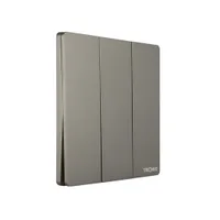 Tronic Grey Three Gang Two Way Switch