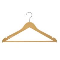 Nadstar Cloth Hanger 5pcs Set Wooden Cool and Anti-Skid Wooden Hangers Sturdy P66