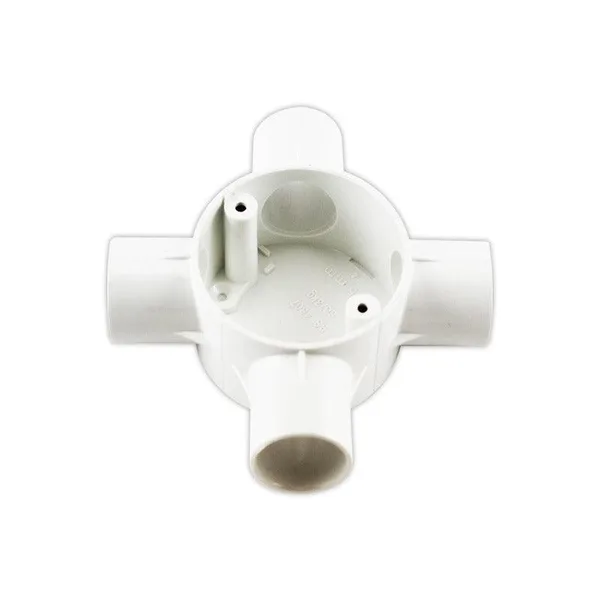 Tronic Junction Circular Box 4 Way - 25mm