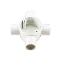Tronic Junction Circular Box 4 Way - 25mm