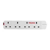 Tronic 4 Way Extension Socket with 5 Meter Cable
