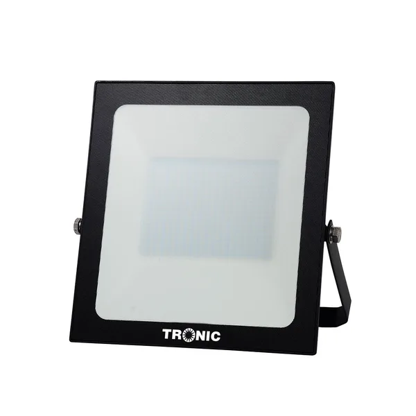 Tronic Slim Black LED Flood Light - 200W Warm White, IP65