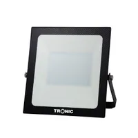 Tronic Slim Black LED Flood Light - 200W Warm White, IP65