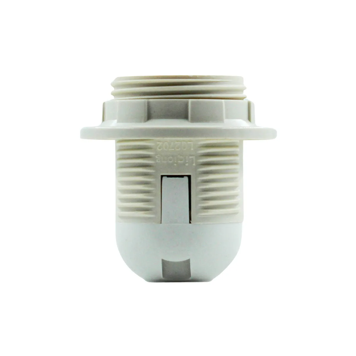 Tronic Holder full thread E27 White