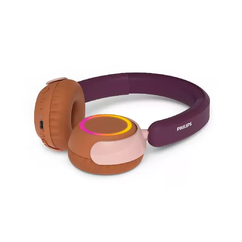 Philips Kids Wireless OnEar Headphones, Foldable, LED Lights TAK4200MP/00