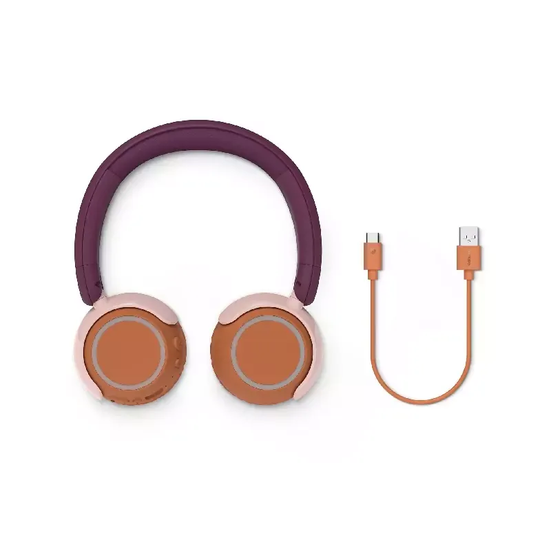 Philips Kids Wireless OnEar Headphones, Foldable, LED Lights TAK4200MP/00