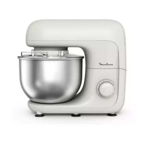 Moulinex Kitchen Machine 800W, 4.8L Stainless Steel Bowl, Multi-Speed Settings, Durable Build  Model QA160127