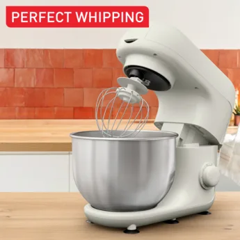 Moulinex Kitchen Machine 800W, 4.8L Stainless Steel Bowl, Multi-Speed Settings, Durable Build Model QA160127