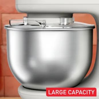 Moulinex Kitchen Machine 800W, 4.8L Stainless Steel Bowl, Multi-Speed Settings, Durable Build Model QA160127