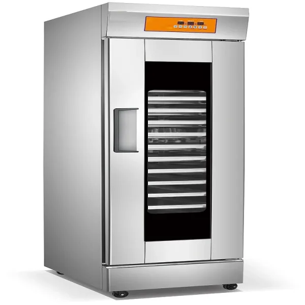 Commercial Electric 16-Tray Fan-Assisted Proofer, 2.6kW Professional Digital Dough Proofing Machine, Industrial Stainless Steel Micro-PC Controlled Cabinet WG-16K