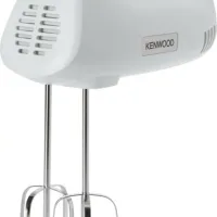 Kenwood Hand Mixer (Electric Whisk) 450W With 5 Speeds + Turbo Button, Twin Stainless Steel Kneader And Beater For Mixing, Whipping, Whisking, Kneading HMP30.A0WH