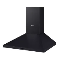 Hisense Chimney Cooker Hood 60cm, Wall Mounted, Powerful Extraction, Low Noise, LED Lighting, Push Button Control HWH601BK