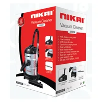 Nikai Vacuum Cleaner 25L Drum With Blower Function 2200W NVC2520T Metal Telescopic Tube High Efficiency And Power Dust Full Indicator 5M Cord Length Multi Filtration System
