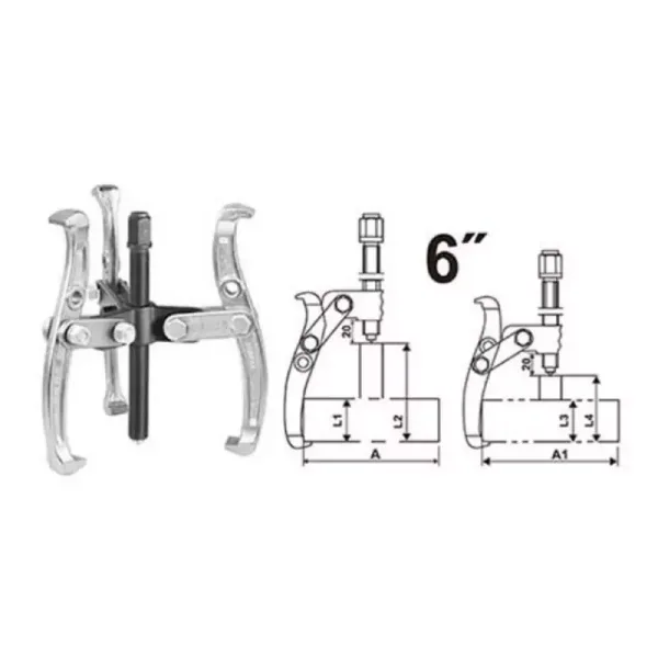Ingco Gear Puller 6" HGP08036