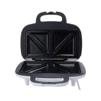 Nikai Sandwich Toaster 2 Slice Easy Carry Handle 700w NST1107A1 Non Stick Plates Twin Sandwich Maker With Indicator Lights Easy Carry Handle