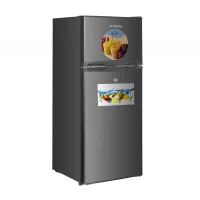 SilverDome Refrigerator 126L Double Door Top Freezer Defrost RFD-128