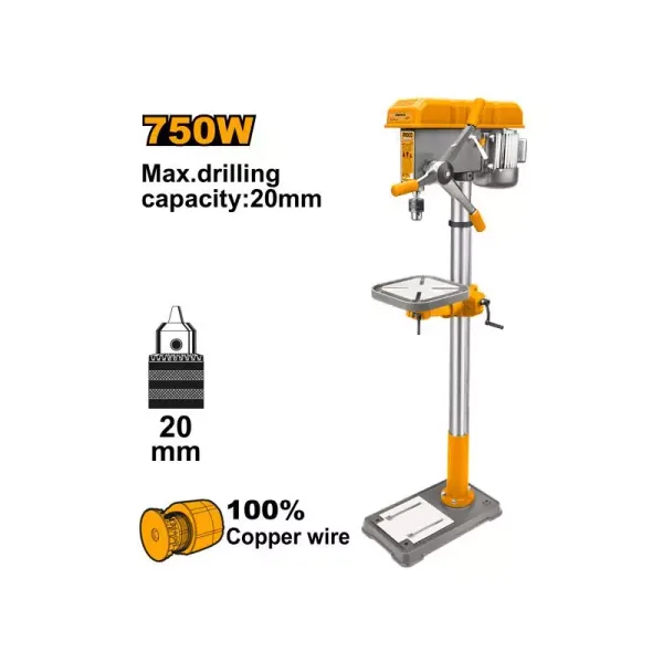 Ingco Drill Press 750W with 16 Spindle Speed Settings DP207505