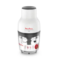 Moulinex Moulinette Essential Chopper 300W, 400ml Bowl with 4 Blades for Effortless Mincing, Chopping and Mixing DJ520127