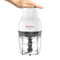 Moulinex Moulinette Essential Chopper 300W, 400ml Bowl with 4 Blades for Effortless Mincing, Chopping and Mixing DJ520127