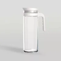 Ocean Jug Terra Pitcher Star White 1390ml � Stylish Glass Serve Pitcher for Water, Juice & Cold Beverages 3b2434901g0008