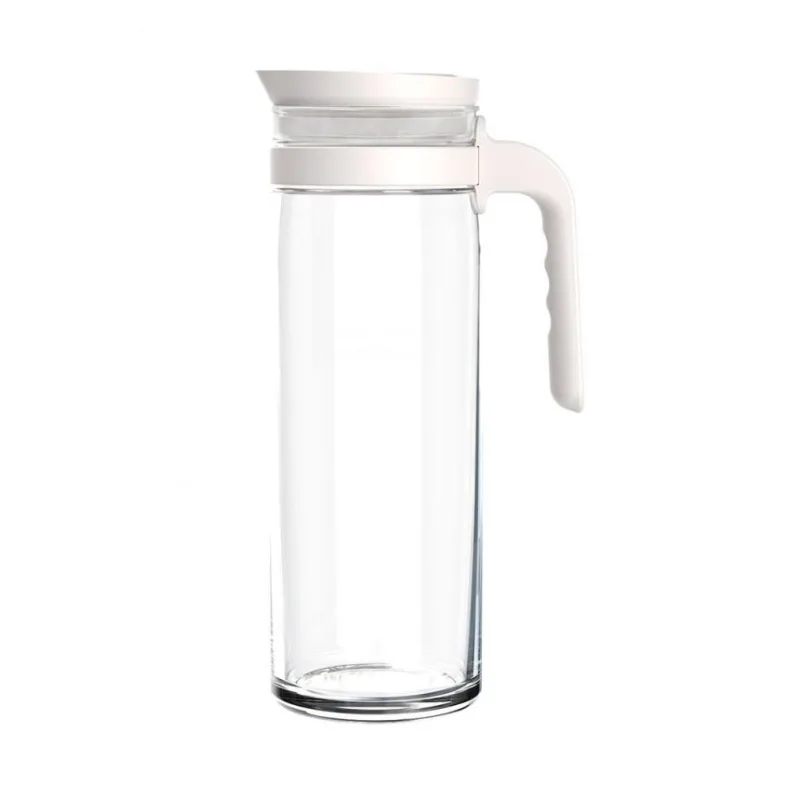 Ocean Jug Terra Pitcher Star White 1390ml � Stylish Glass Serve Pitcher for Water, Juice & Cold Beverages 3b2434901g0008