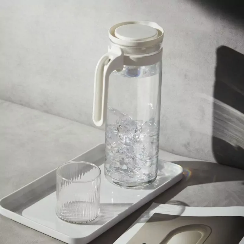 Ocean Jug Terra Pitcher Star White 1390ml � Stylish Glass Serve Pitcher for Water, Juice & Cold Beverages 3b2434901g0008