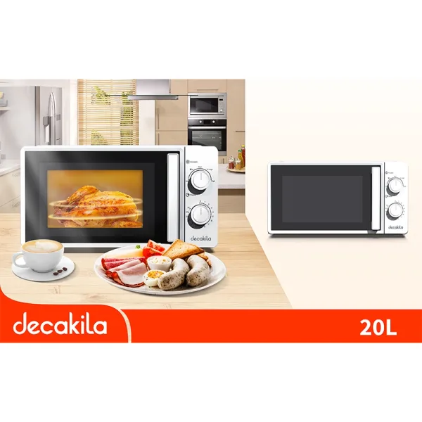 Decakila Microwave Oven 20L 1150W Manual 5 Power Levels Kemc013w