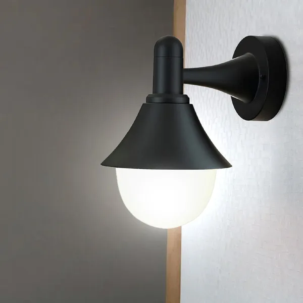 Tronic Wall Light e27 40 Watt Black