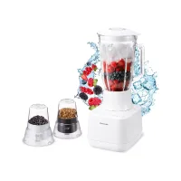 Panasonic Glass Jug Blender 700W for Ice Crushing, Juice, Smoothies & Meals MX-MG5321WTN
