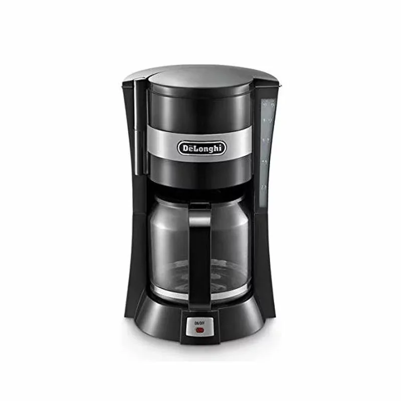 Delonghi Drip Coffee Maker 1.25L Glass Jug, 10 Cups, 900W, Keep Warm, Auto Shut Off ICM15210.1