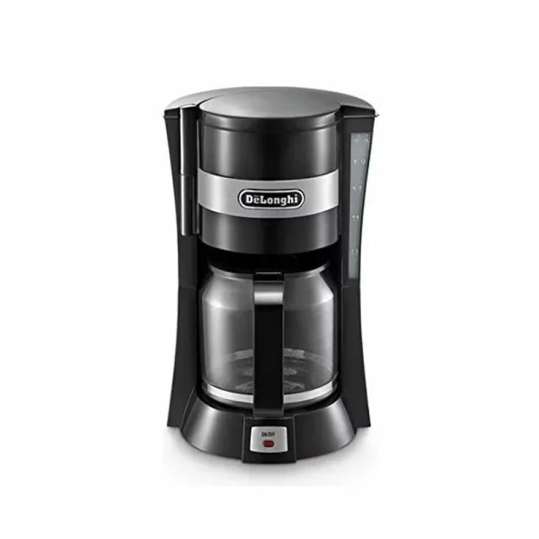 Delonghi Drip Coffee Maker 1.25L Glass Jug, 10 Cups, 900W, Keep Warm, Auto Shut Off ICM15210.1