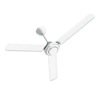 Tronic Ceiling Fan White With Silver Ring 56 Inch