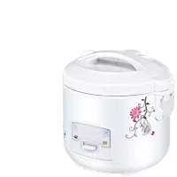 Evoq Rice Cooker Non-Stick Inner Pot White with Floral Design 2.8 Litres ERC - 28WH