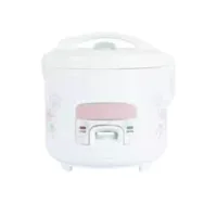 Evoq Rice Cooker Non-Stick Inner Pot White with Floral Design 2.8 Litres ERC - 28WH